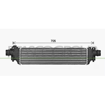 Intercooler, échangeur PRASCO OP700N003