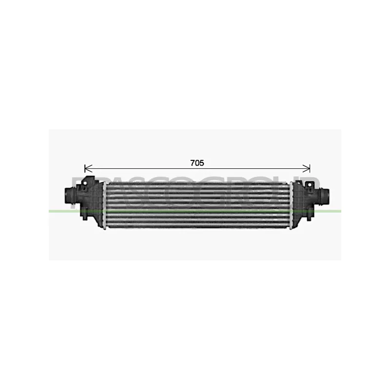 Intercooler, échangeur PRASCO OP700N003