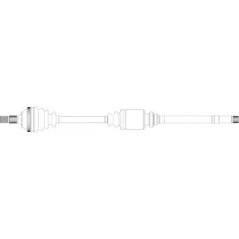 Arbre de transmission avant droit GENERAL RICAMBI PE3170