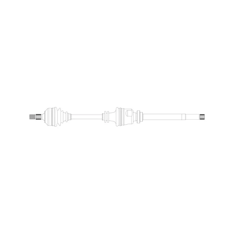 Arbre de transmission avant droit GENERAL RICAMBI PE3174