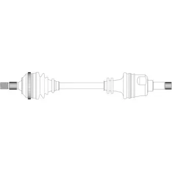 Arbre de transmission avant gauche GENERAL RICAMBI PE3175