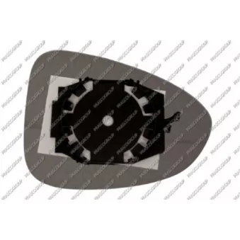 Verre de rétroviseur, rétroviseur extérieur PRASCO OP7217504