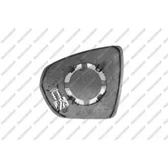 Verre de rétroviseur, rétroviseur extérieur PRASCO OP8307513