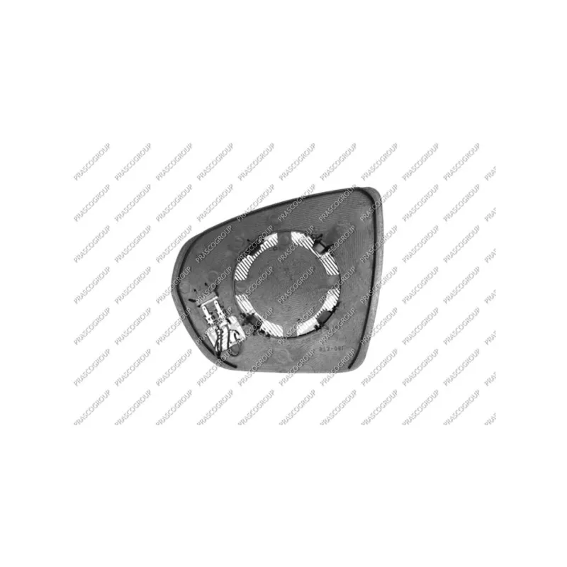 Verre de rétroviseur, rétroviseur extérieur PRASCO OP8307513