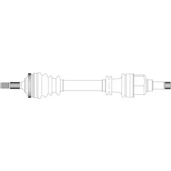 Arbre de transmission avant gauche GENERAL RICAMBI PE3190