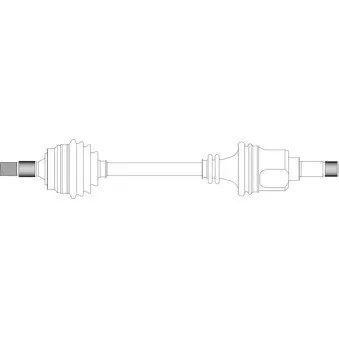 Arbre de transmission avant gauche GENERAL RICAMBI PE3202