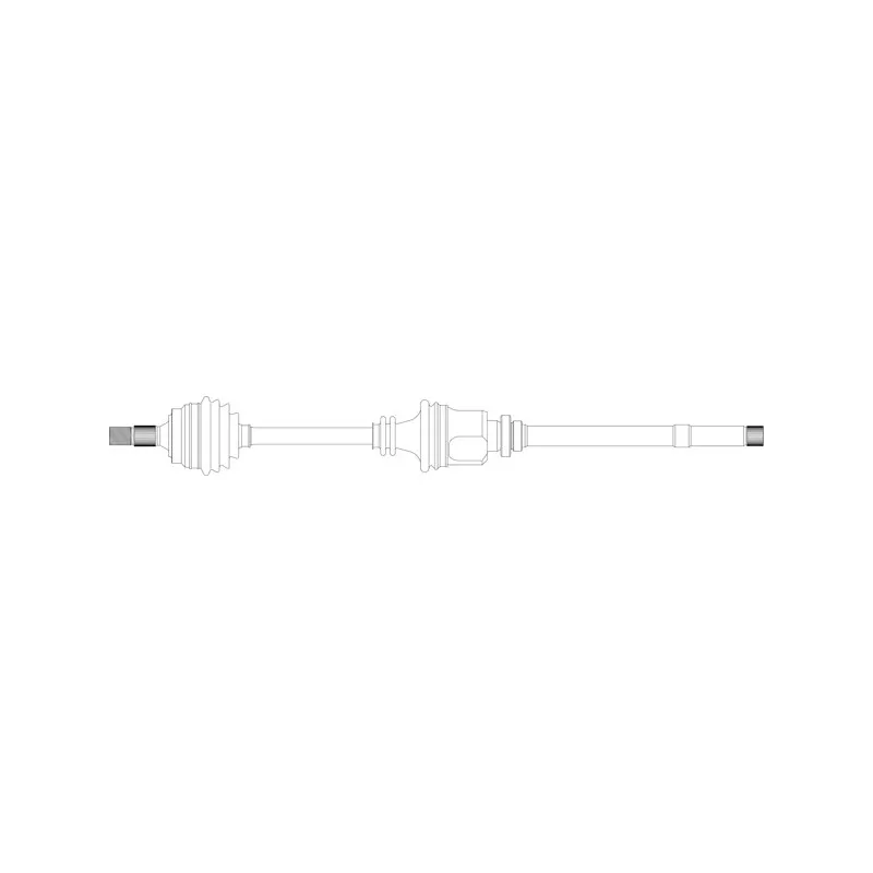 Arbre de transmission avant droit GENERAL RICAMBI PE3203