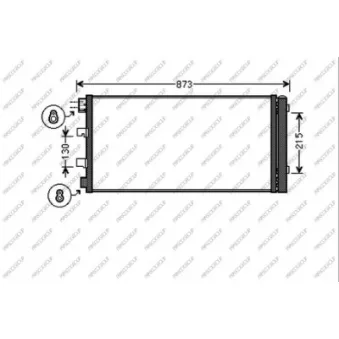 Condenseur, climatisation PRASCO OP954C003