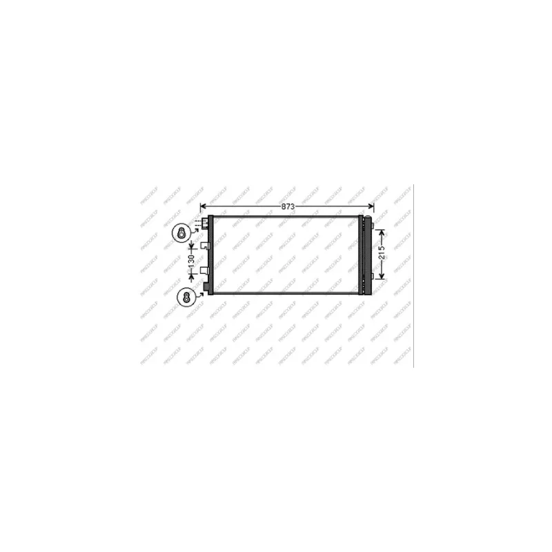 Condenseur, climatisation PRASCO OP954C003