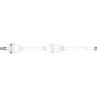 Arbre de transmission avant droit GENERAL RICAMBI PE3212