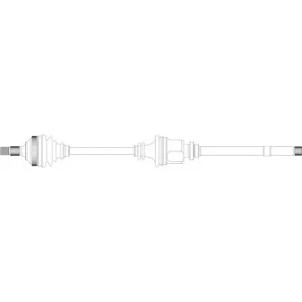 Arbre de transmission avant droit GENERAL RICAMBI PE3214