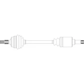 Arbre de transmission avant gauche GENERAL RICAMBI PE3221