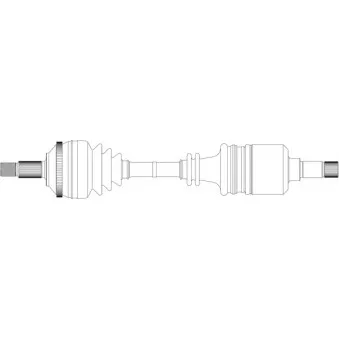 Arbre de transmission avant gauche GENERAL RICAMBI PE3224