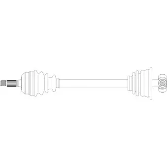 Arbre de transmission avant gauche GENERAL RICAMBI PE3230