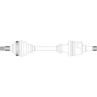 Arbre de transmission avant gauche GENERAL RICAMBI PE3252