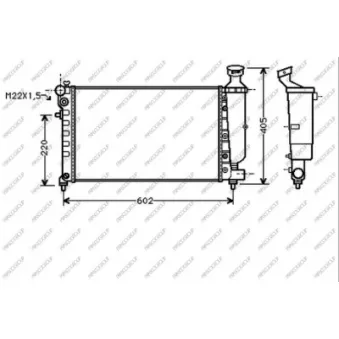 Radiateur, refroidissement du moteur PRASCO