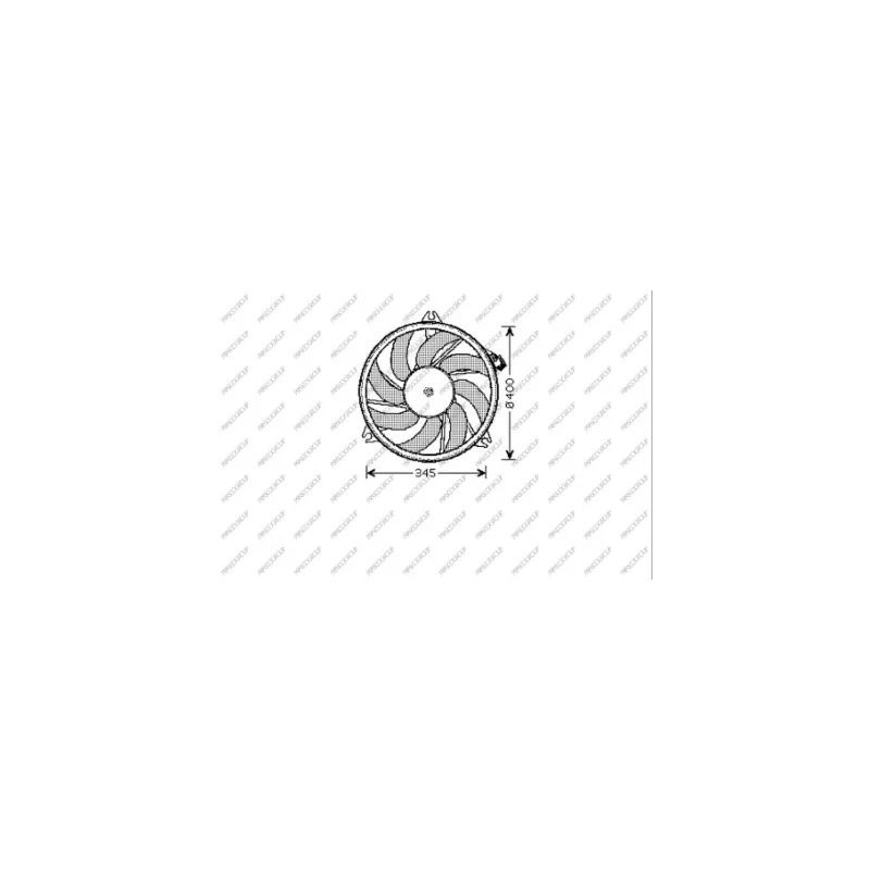 Ventilateur, refroidissement du moteur PRASCO PG009F001