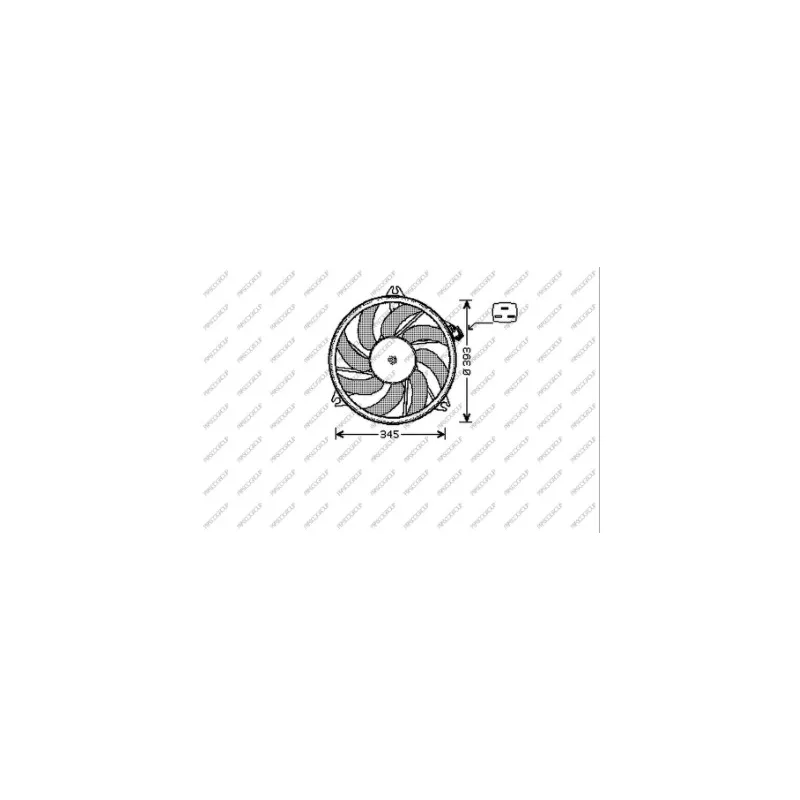 Ventilateur, refroidissement du moteur PRASCO PG009F003