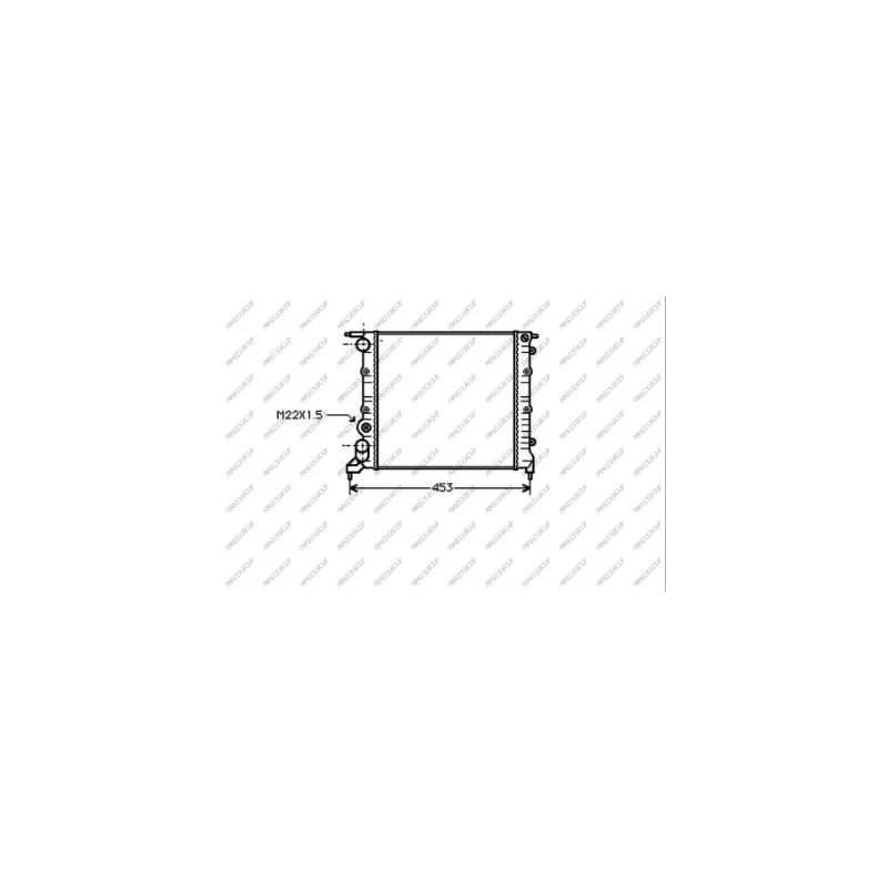 Radiateur, refroidissement du moteur PRASCO RN023R007