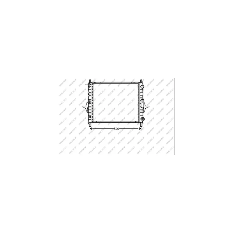 Radiateur, refroidissement du moteur PRASCO RN025R002
