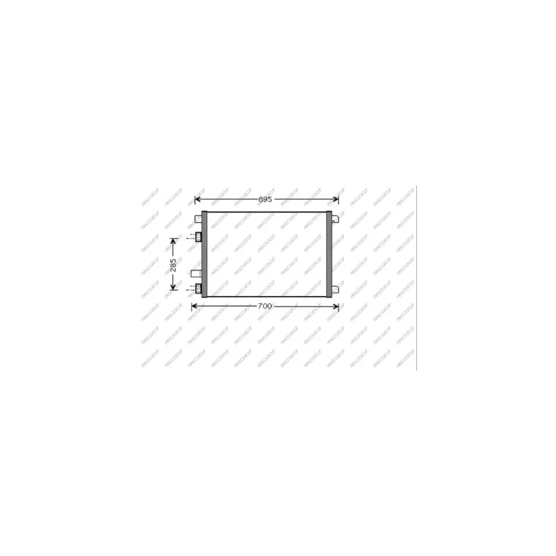 Condenseur, climatisation PRASCO RN032C001