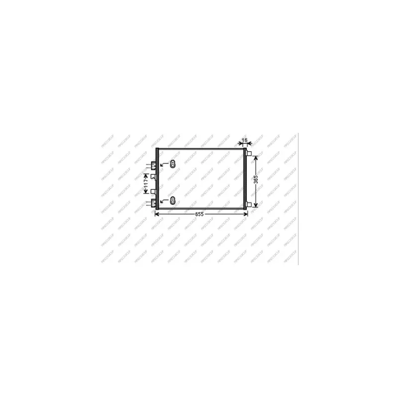 Condenseur, climatisation PRASCO RN032C002