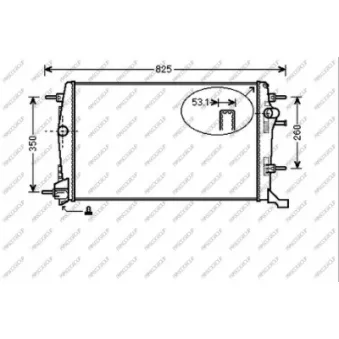 Radiateur, refroidissement du moteur PRASCO RN036R002