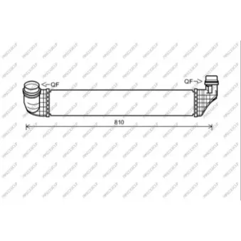 Intercooler, échangeur PRASCO RN037N002