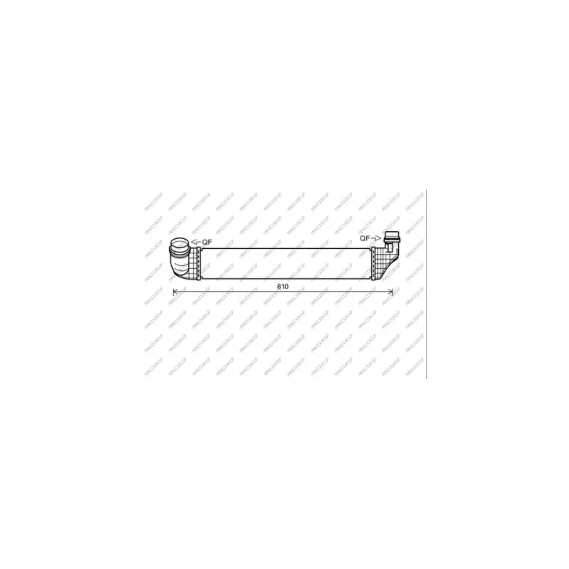 Intercooler, échangeur PRASCO RN037N002
