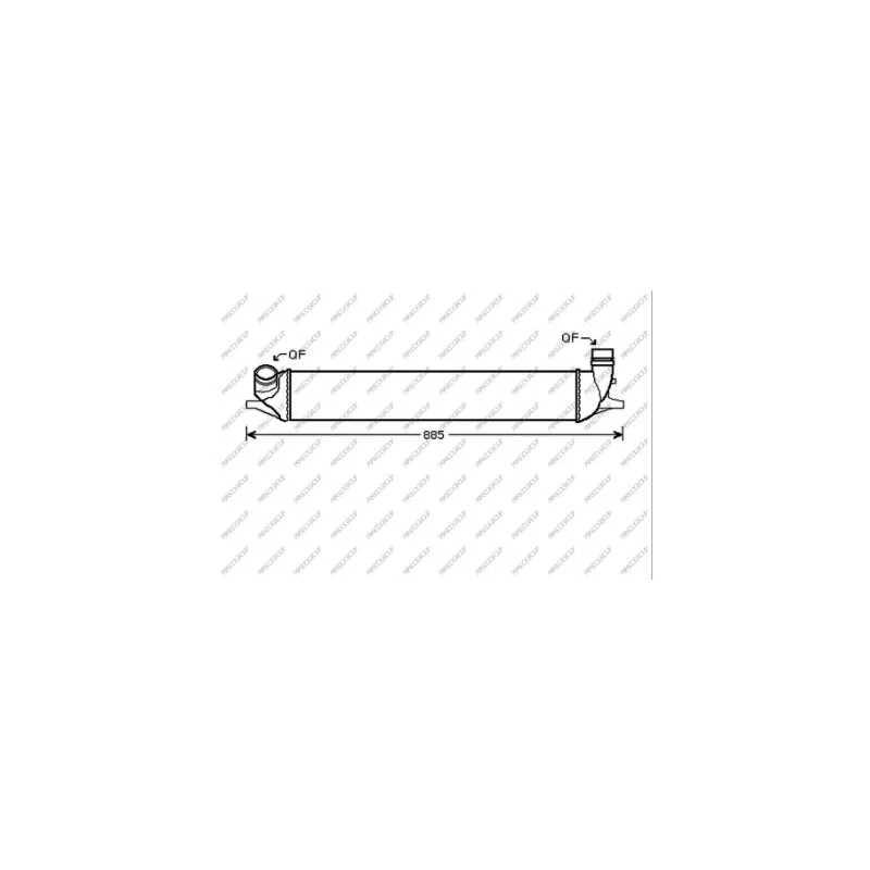 Intercooler, échangeur PRASCO RN086N001
