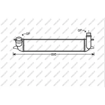 Intercooler, échangeur PRASCO RN086N002