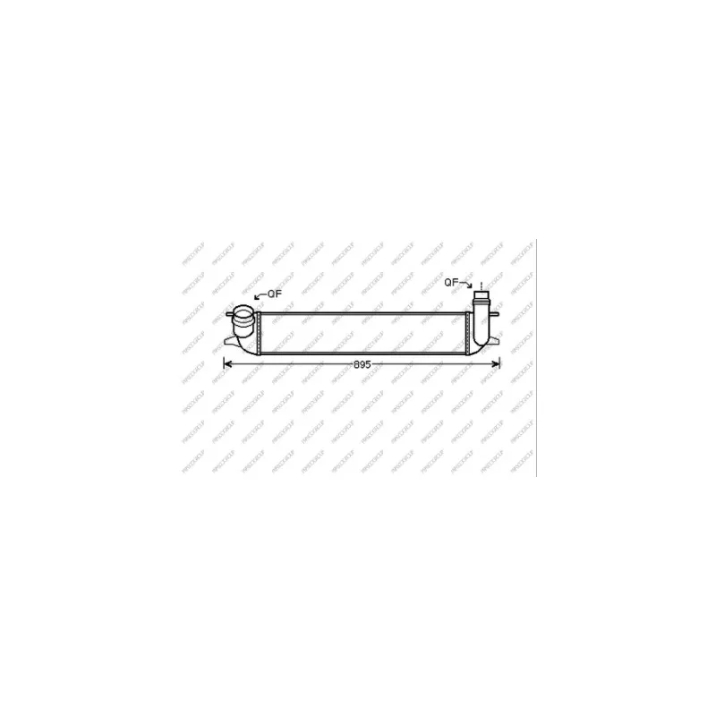 Intercooler, échangeur PRASCO RN086N002