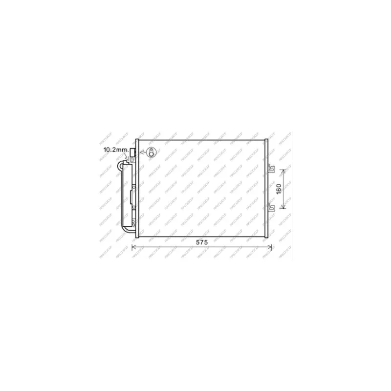Condenseur, climatisation PRASCO RN306C001