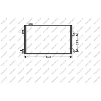 Condenseur, climatisation PRASCO RN322C003