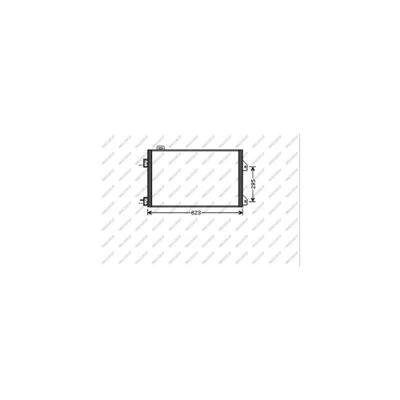 Condenseur, climatisation PRASCO RN322C003