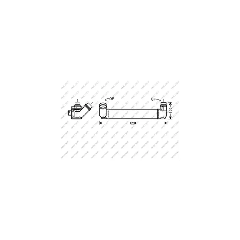 Intercooler, échangeur PRASCO RN424N002