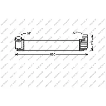 Intercooler, échangeur PRASCO RN424N003