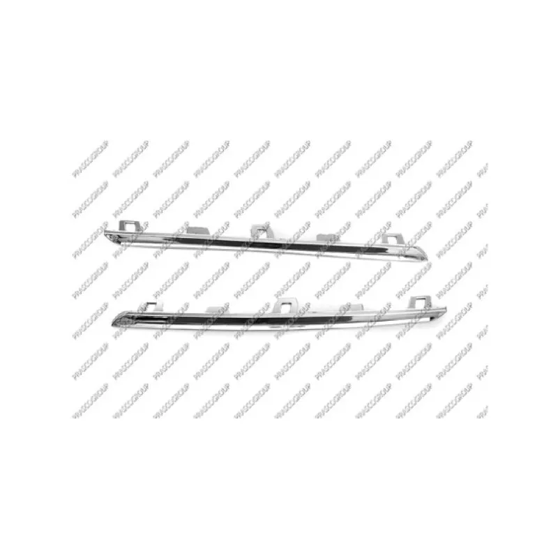 Jeu de baguettes et bandes protectrices, grille de radiateur PRASCO RN4302216