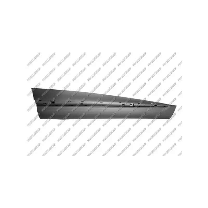 Baguette et bande protectrice, porte avant droit PRASCO RN7501403