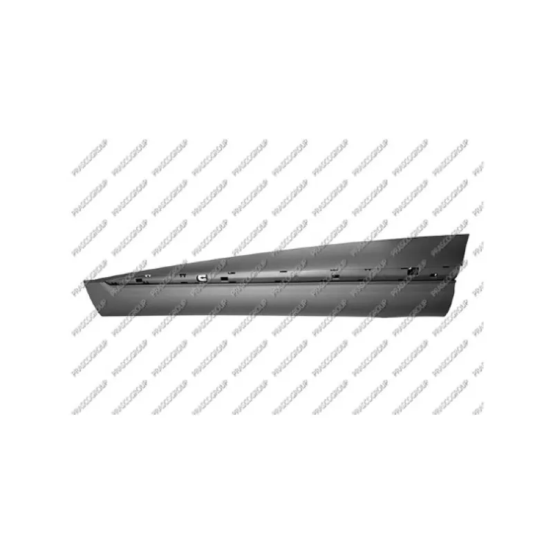 Baguette et bande protectrice, porte avant gauche PRASCO RN7501404