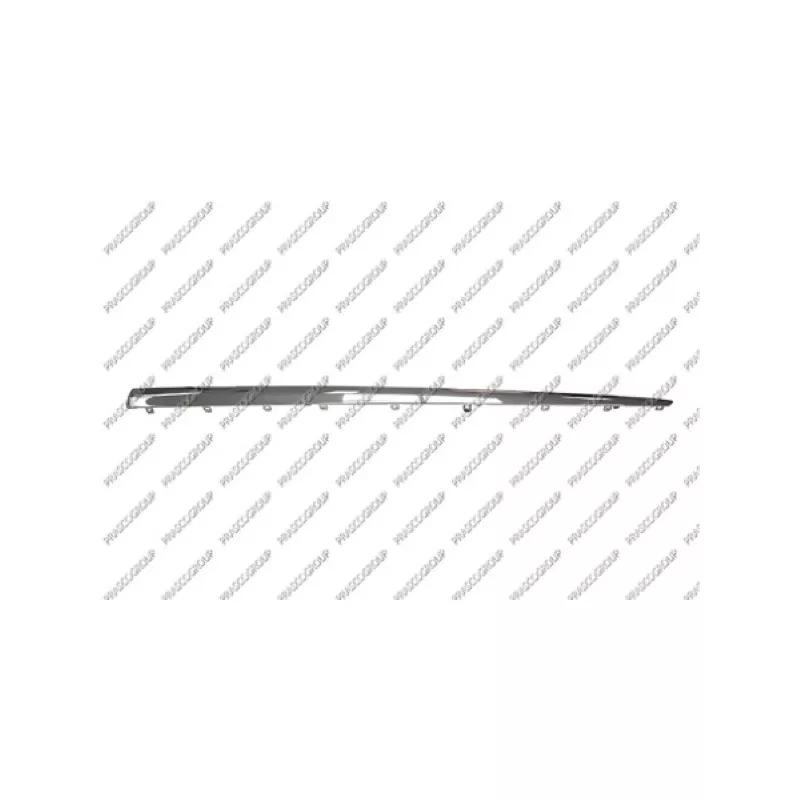 Baguette et bande protectrice, porte avant droit PRASCO RN7501413