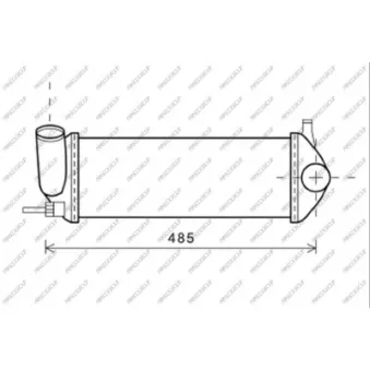 Intercooler, échangeur PRASCO RN918N001