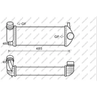 Intercooler, échangeur PRASCO RN918N002