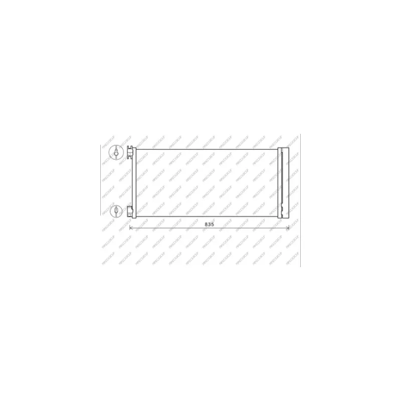 Condenseur, climatisation PRASCO RN938C001