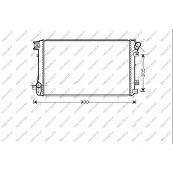 Radiateur, refroidissement du moteur PRASCO RN952R004
