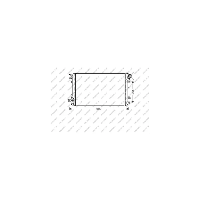 Radiateur, refroidissement du moteur PRASCO RN952R004