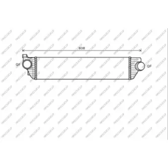 Intercooler, échangeur PRASCO RN954N001
