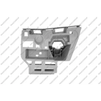 Support, pare-chocs avant gauche PRASCO SK0301006