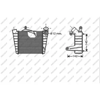 Intercooler, échangeur PRASCO SK320N001