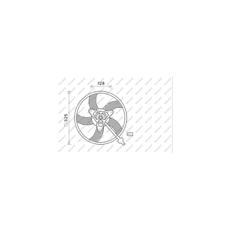 Ventilateur, refroidissement du moteur PRASCO SK324F004